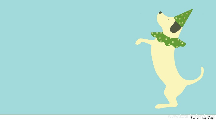 Performing-dog