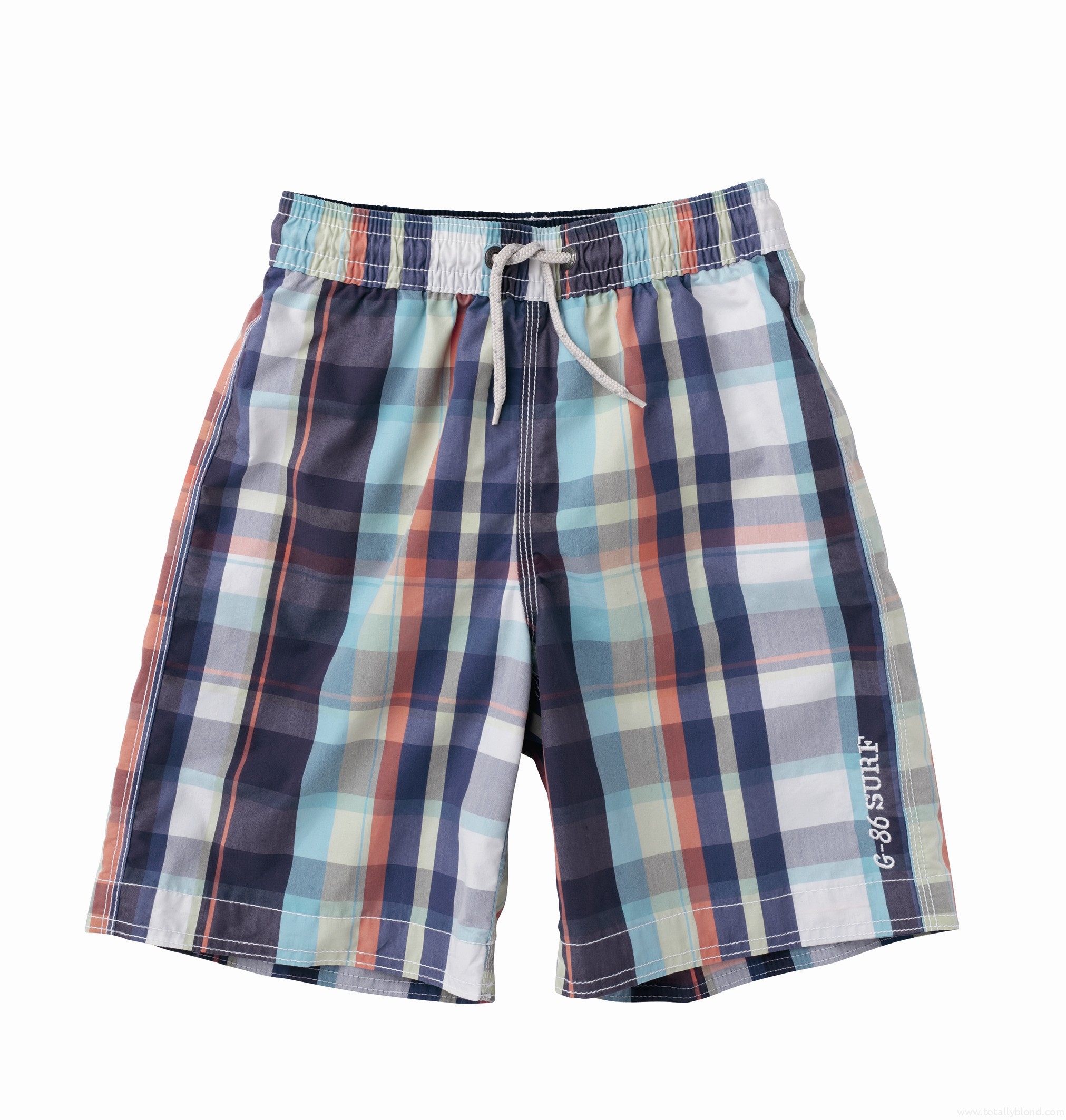 Checked_boardshorts