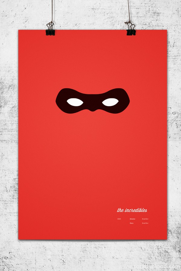 Pixar-Minimalist-Poster-The-Incredibles