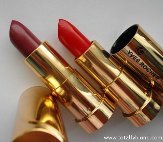 Yves Rocher Grand Rouge 22 Mauve Sublit 31 Rouge Vif