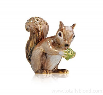 Pleasures Playful Squirrel by Jay Strongwater