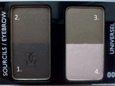 Guerlain Eyebrow Kit 4 Long-Lasting Powders Tailor-Made Shades