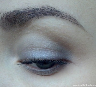 Oriflame The ONE Colour Impact Shimmering Steel Swatches on eyes