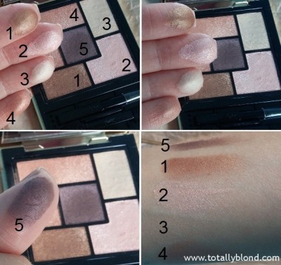 4 ysl couture palette 3 swatches